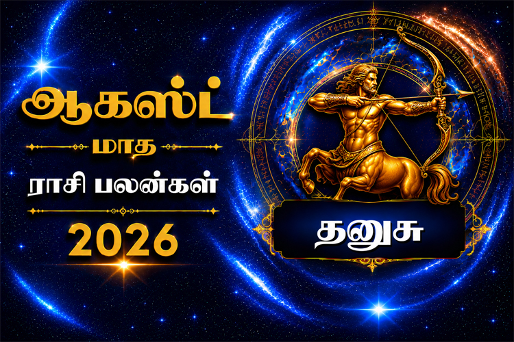 ஆகஸ்ட் மாத ராசி பலன்கள் - 2026 - தனுசு