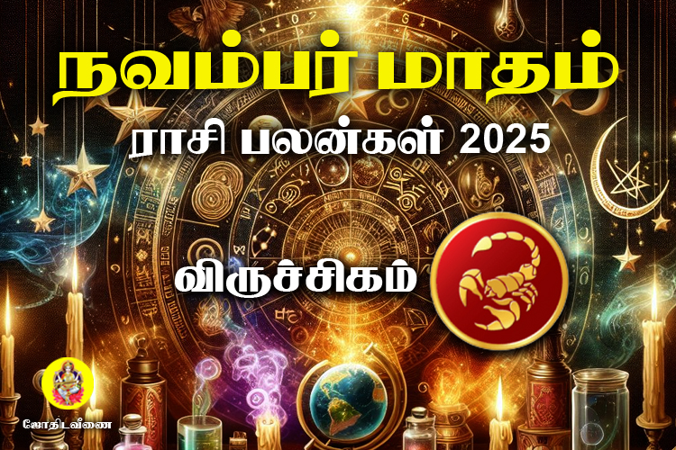நவம்பர் மாதம் ராசி பலன்கள் 2025 - விருச்சிகம்